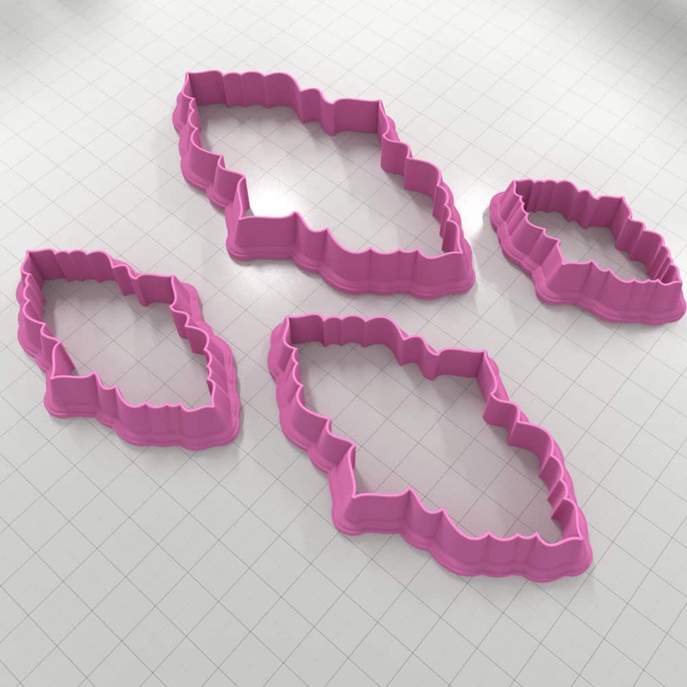 Wavy Elegance Clay Cutters Plastic Cutters SweetyBijou Tools   