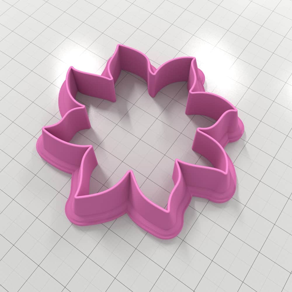 Fire Flower Clay Cutter Plastic Cutters SweetyBijou Tools   