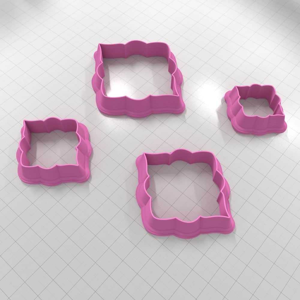 Chic Geometric Clay Cutters Plastic Cutters SweetyBijou Tools   