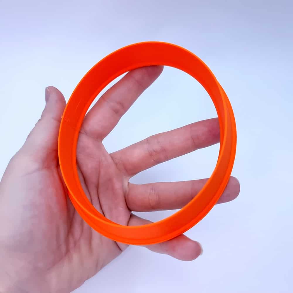 Oval extra-large polymer clay cutter