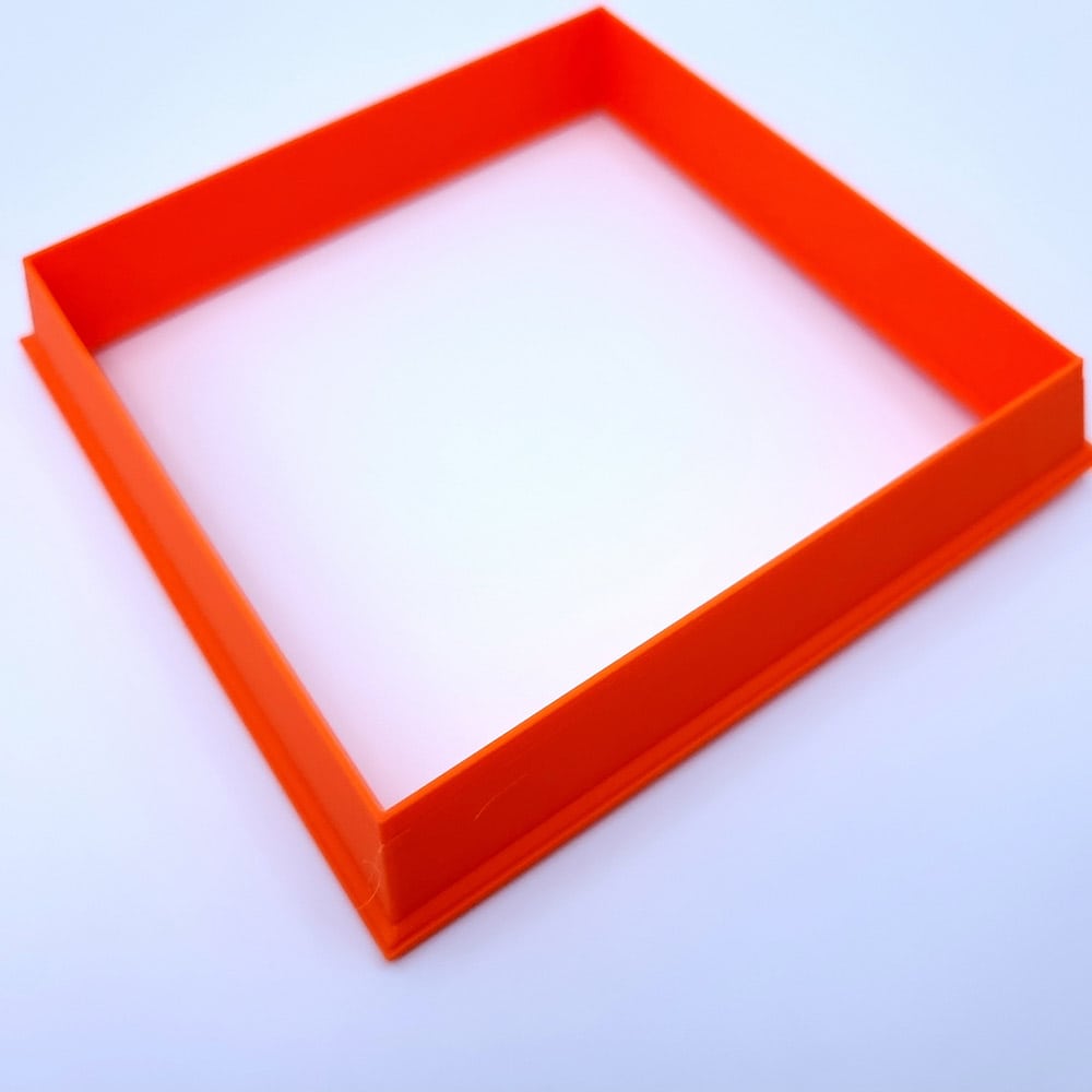 Square extra-large polymer clay cutter
