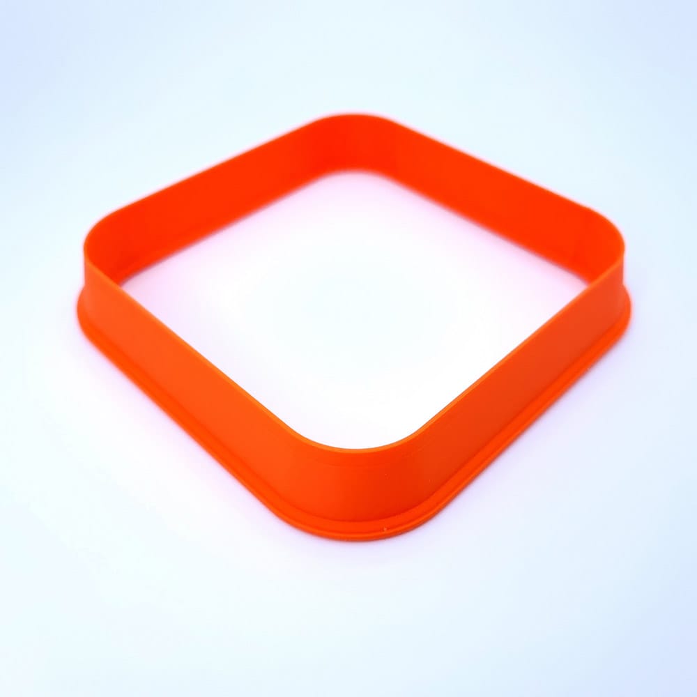 Rounded square extra-large polymer clay cutter