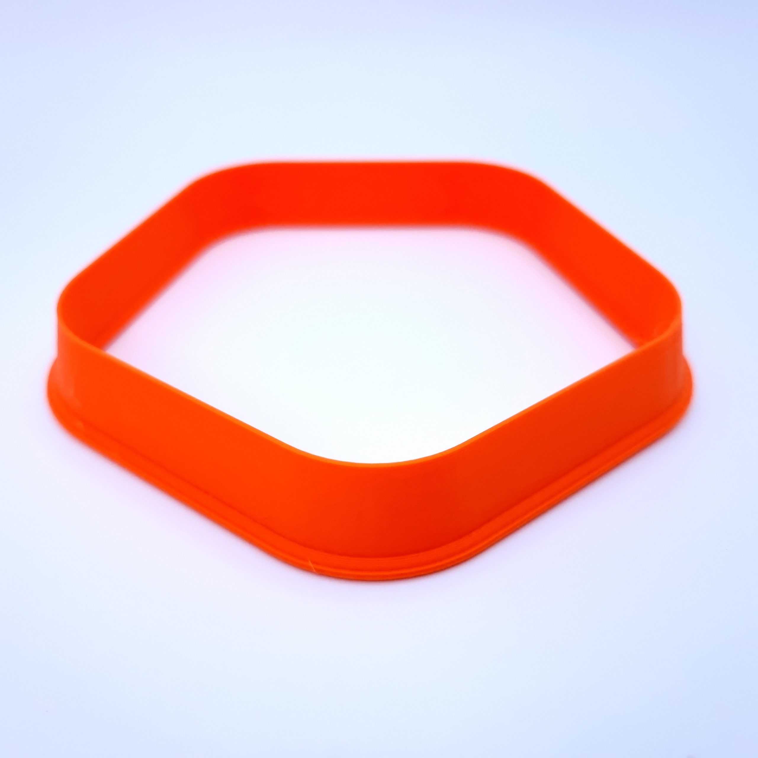 Rounded pentagon extra-large polymer clay cutter