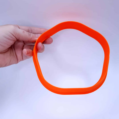 Huge Pentagon Strongly Rounded Cutter Plastic Cutters SweetyBijou Tools 8cm  