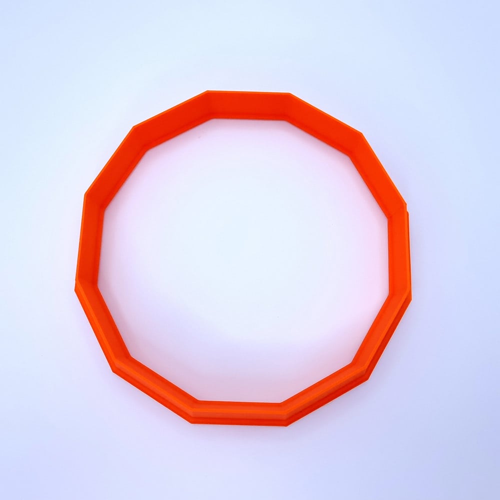 Huge 12-Sided Shape Cutter Plastic Cutters SweetyBijou Tools   