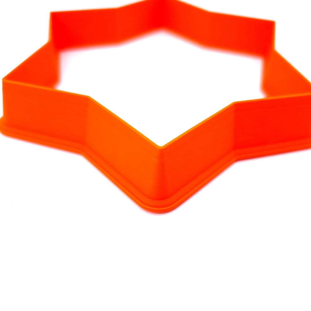 6-pointed star extra-large polymer clay cutter