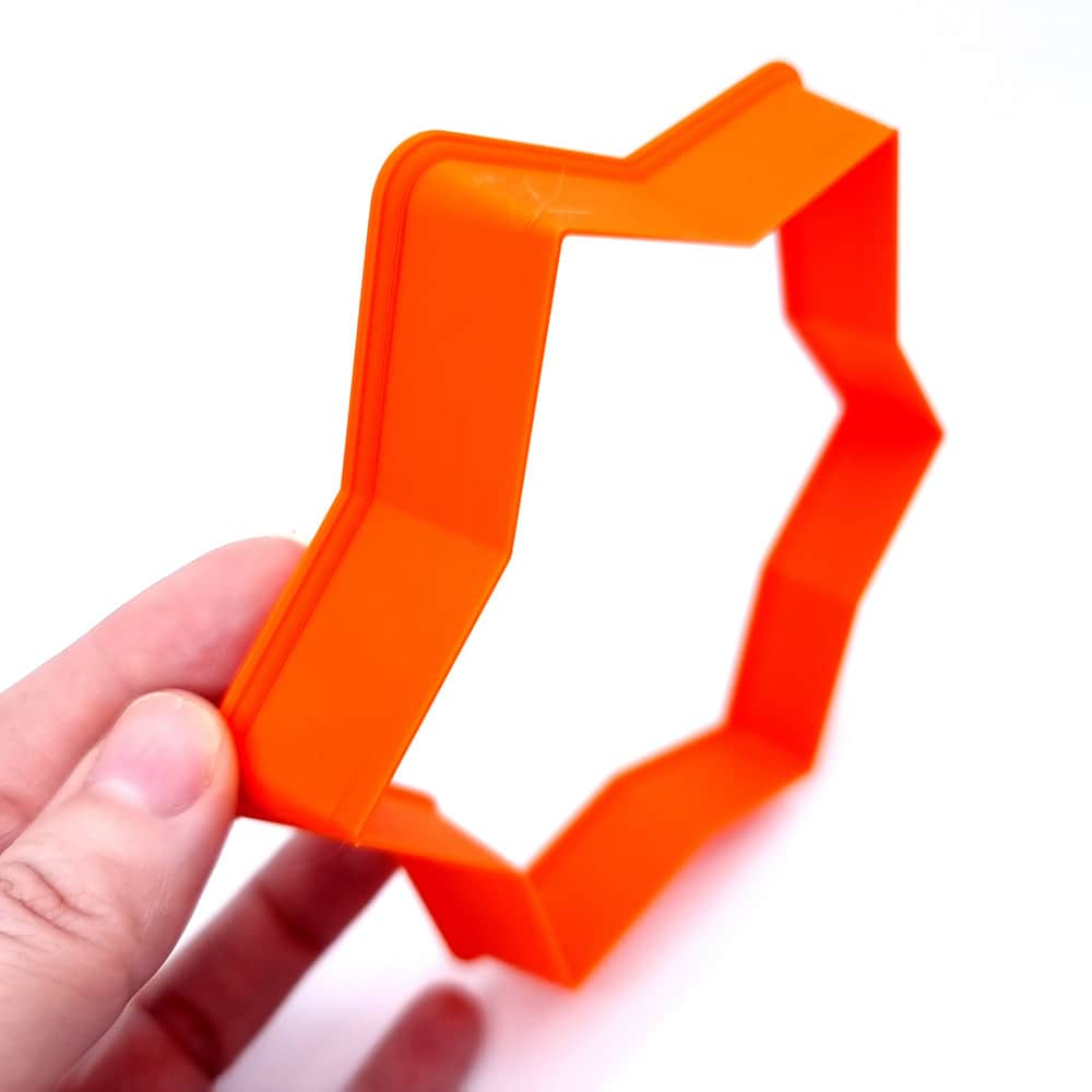 6-pointed star extra-large polymer clay cutter