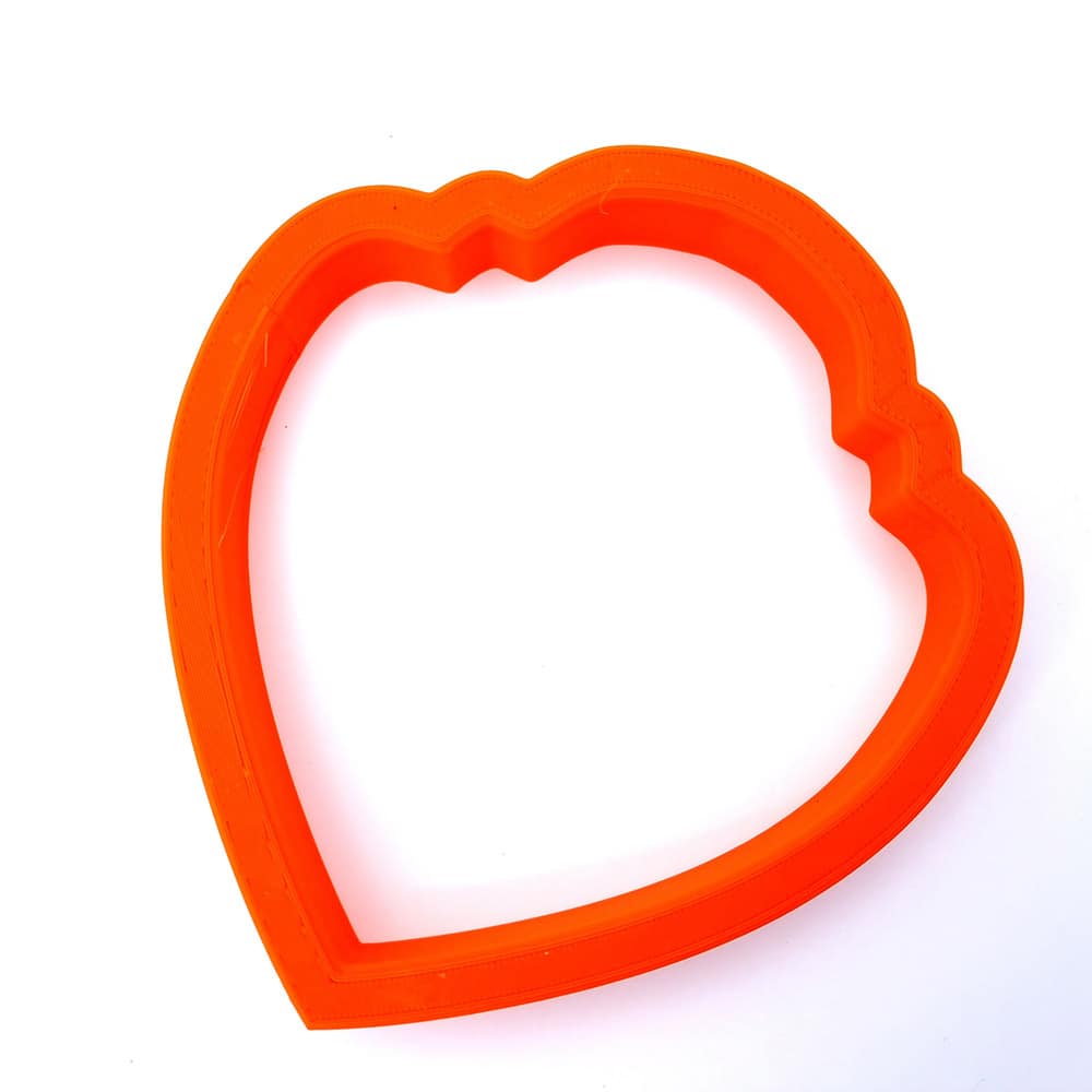 Ornate shield extra-large polymer clay cutter