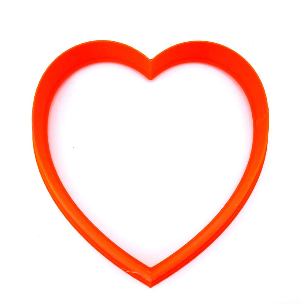 Heart extra-large polymer clay cutter