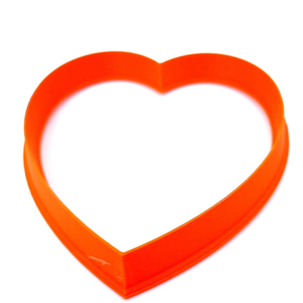 Heart extra-large polymer clay cutter