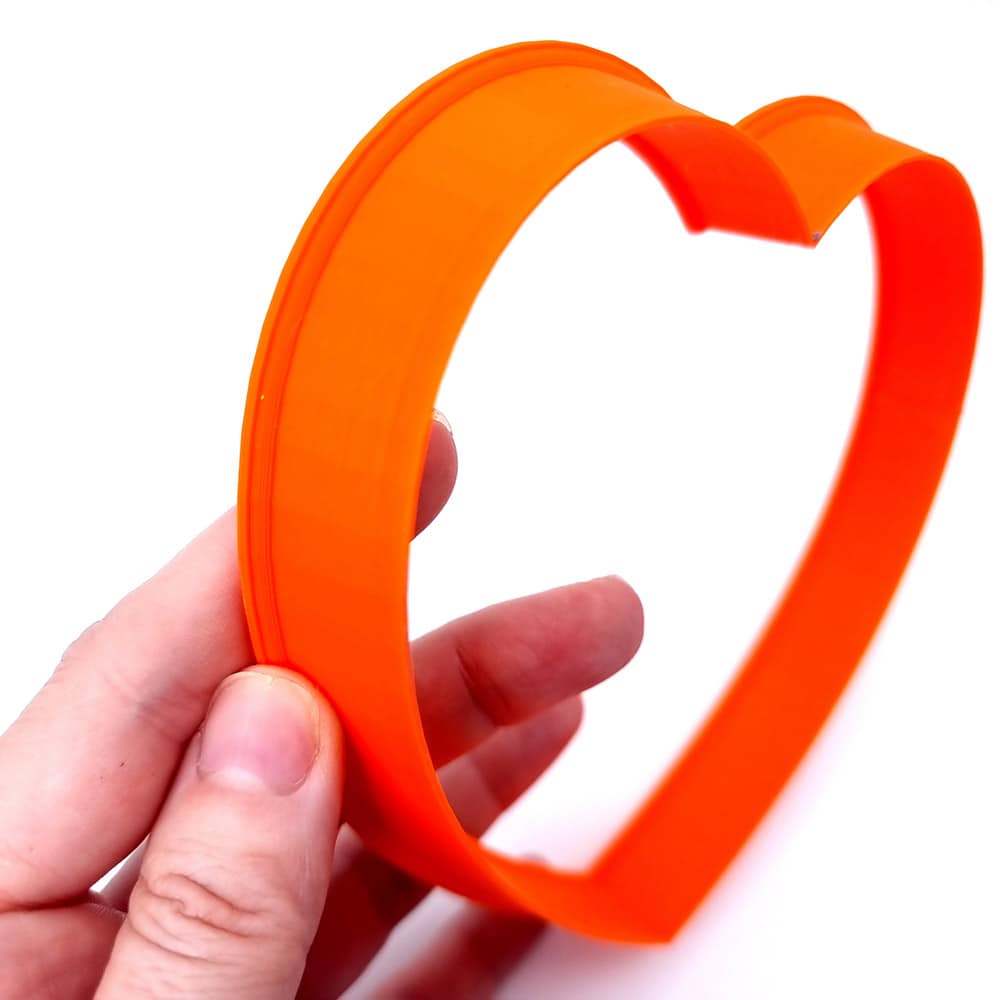 Huge Classic Heart-Shaped Cutter Plastic Cutters SweetyBijou Tools   