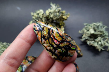 4 cabochons Faux Boulder Opal Stone #1 Cabochons SweetyBijou Cabochons   