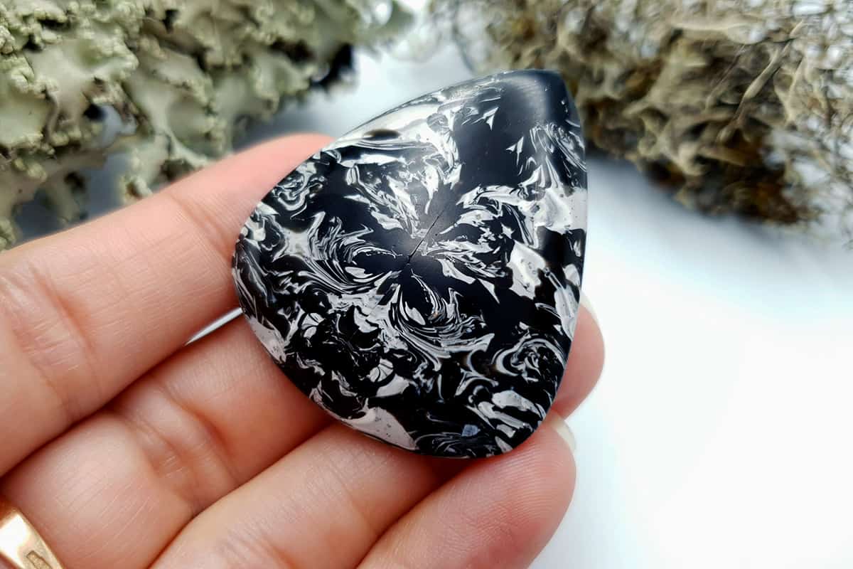 Polymer Clay Cabochone - Natasha Beads (#2) Cabochons SweetyBijou Cabochons   