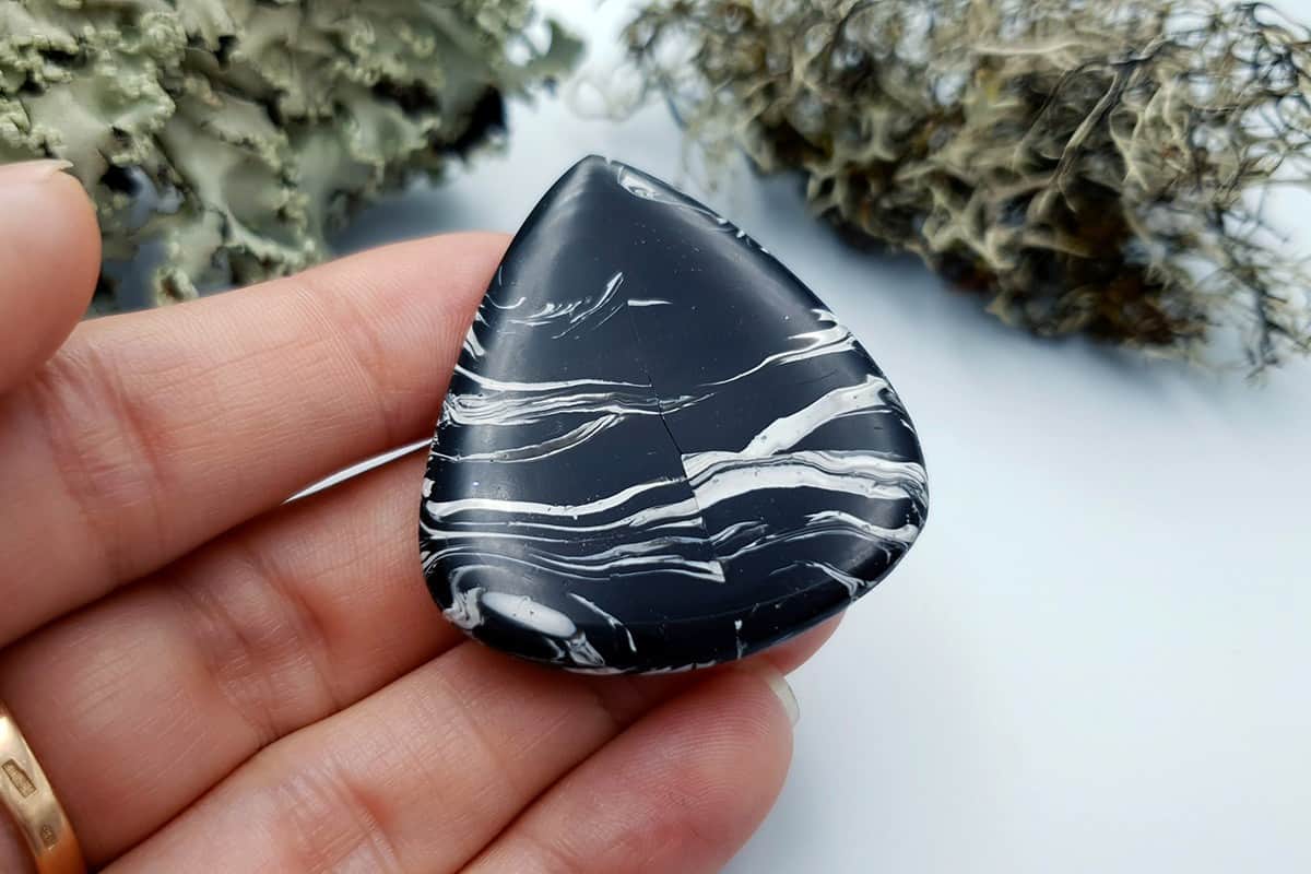 Polymer Clay Cabochone - Natasha Beads (#2) Cabochons SweetyBijou Cabochons   