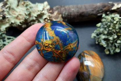 3 cabochons faux labradorite stones Cabochons SweetyBijou Cabochons   