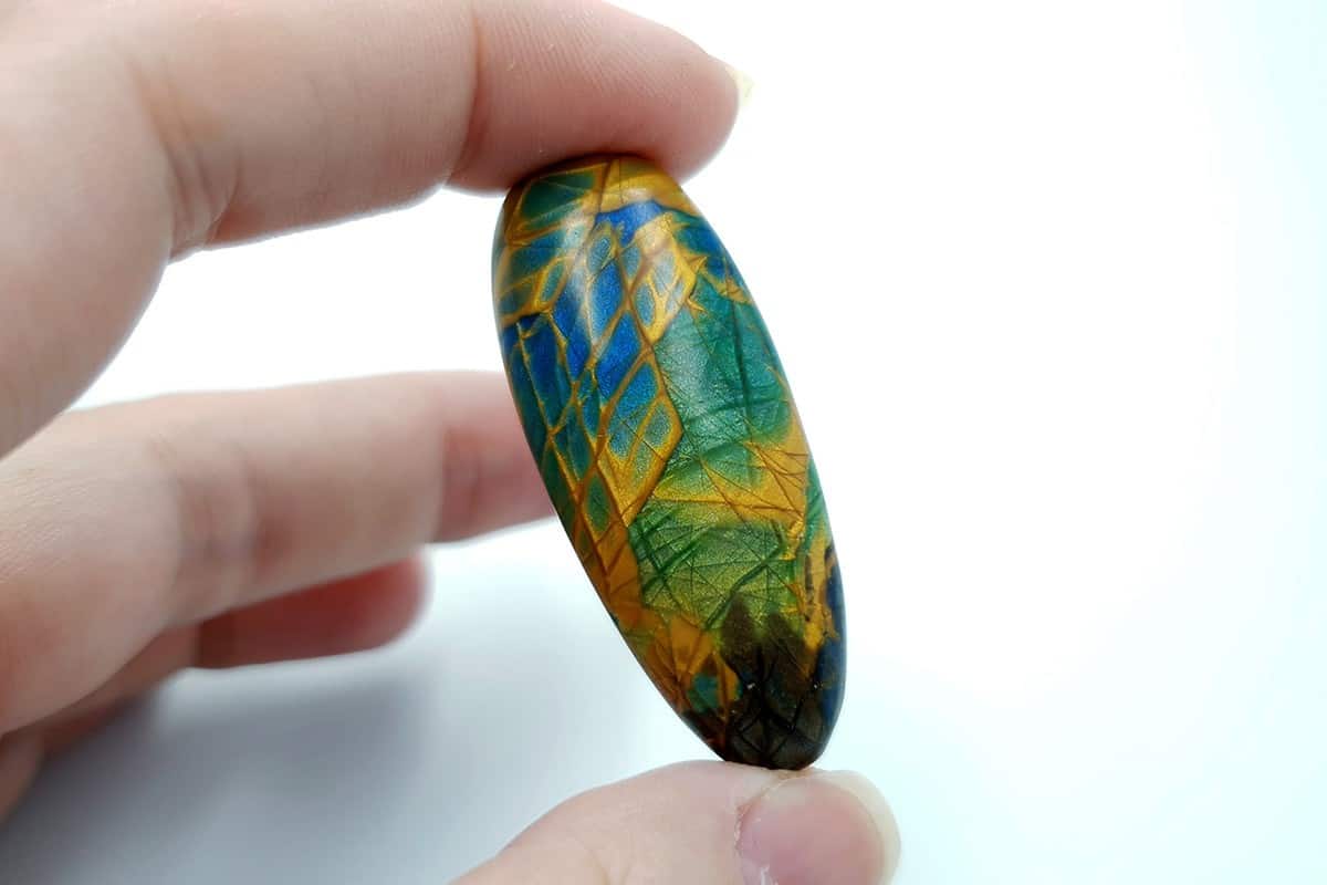 5 cabochons Faux Labradorite Stone Cabochons SweetyBijou Cabochons   