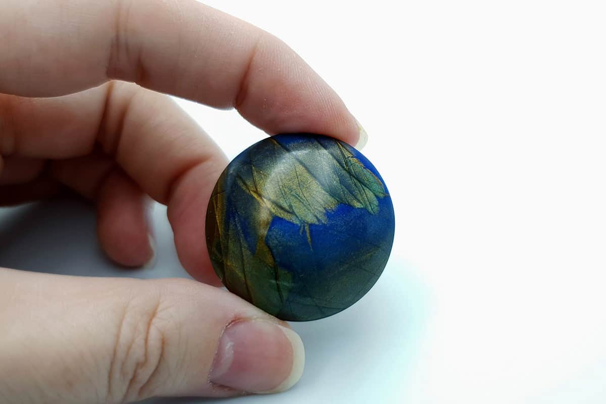 5 cabochons Faux Labradorite Stone #28 Cabochons SweetyBijou Cabochons   