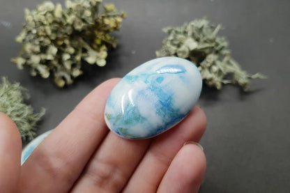 5 cabochons Faux Larimar Stone #10 Cabochons SweetyBijou Cabochons   