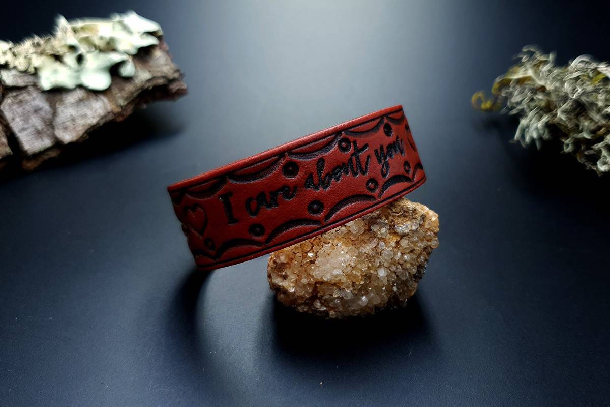 Faux Leather Bracelet #3 Bracelet SweetyBijou Jewelry   