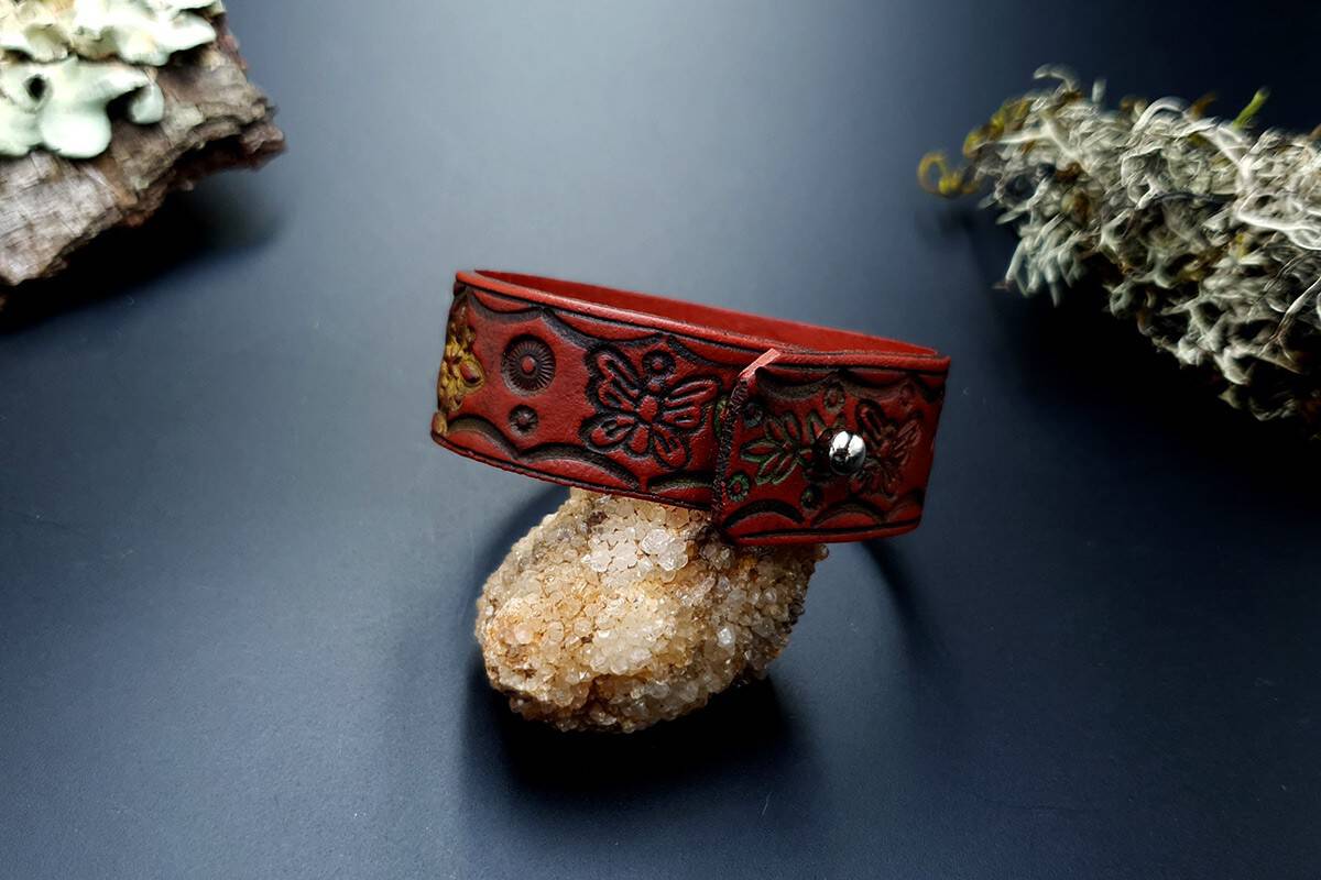 Faux Leather Bracelet #3 Bracelet SweetyBijou Jewelry   