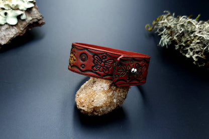 Faux Leather Bracelet #3 Bracelet SweetyBijou Jewelry   