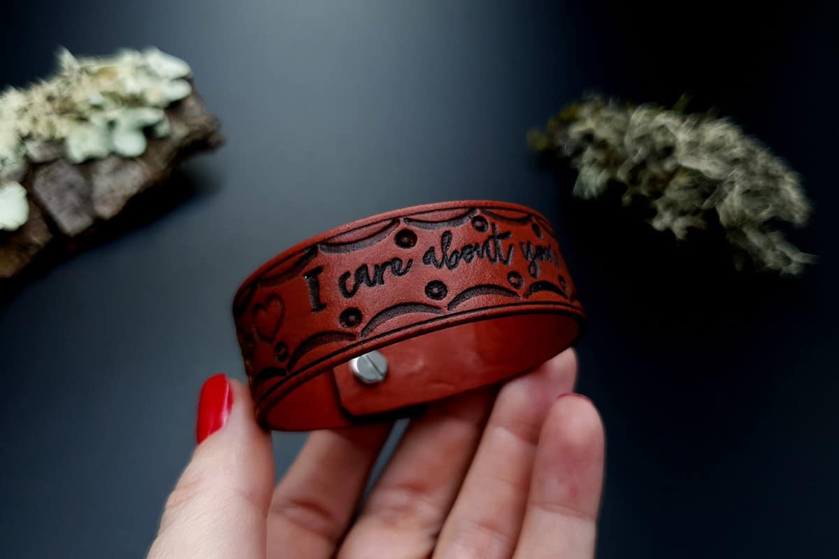 Faux Leather Bracelet #3 Bracelet SweetyBijou Jewelry   