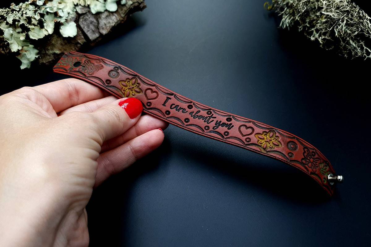 Faux Leather Bracelet #3 Bracelet SweetyBijou Jewelry   