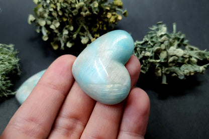 2 cabochons Faux Moonstone from Polymer Clay (#3) Cabochons SweetyBijou Cabochons   