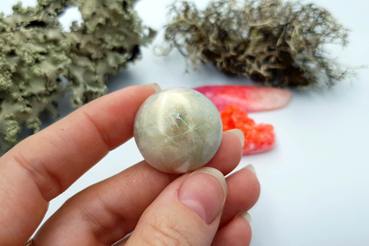 4 pcs Faux Pink Stones from Polymer Clay (Set #3) Cabochons SweetyBijou Cabochons   