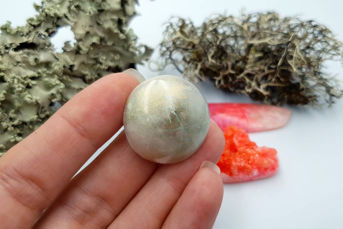 4 pcs Faux Pink Stones from Polymer Clay (Set #3) Cabochons SweetyBijou Cabochons   