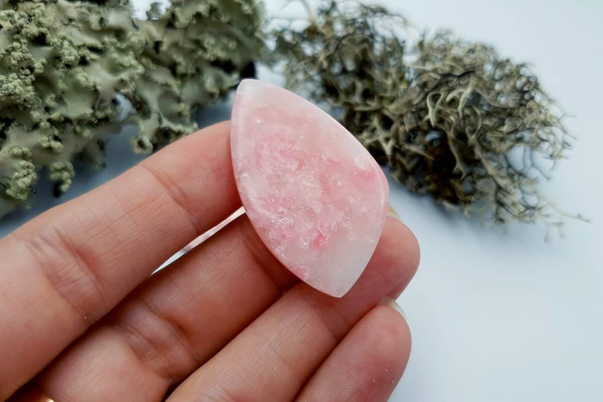 3 pcs Faux Pink Stones from Polymer Clay (Set #7) Cabochons SweetyBijou Cabochons   