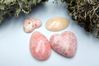 4 pcs Faux Pink Stones from Polymer Clay (Set #8) Cabochons SweetyBijou Cabochons   