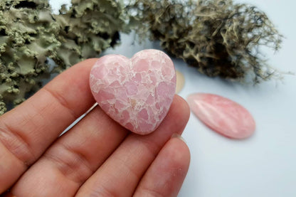 4 pcs Faux Pink Stones from Polymer Clay (Set #8) Cabochons SweetyBijou Cabochons   
