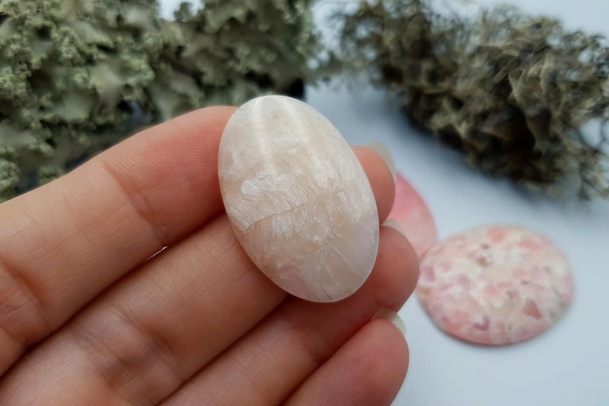 3 pcs Faux Pink Stones from Polymer Clay (Set #9) Cabochons SweetyBijou Cabochons   