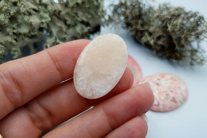 3 pcs Faux Pink Stones from Polymer Clay (Set #9) Cabochons SweetyBijou Cabochons   