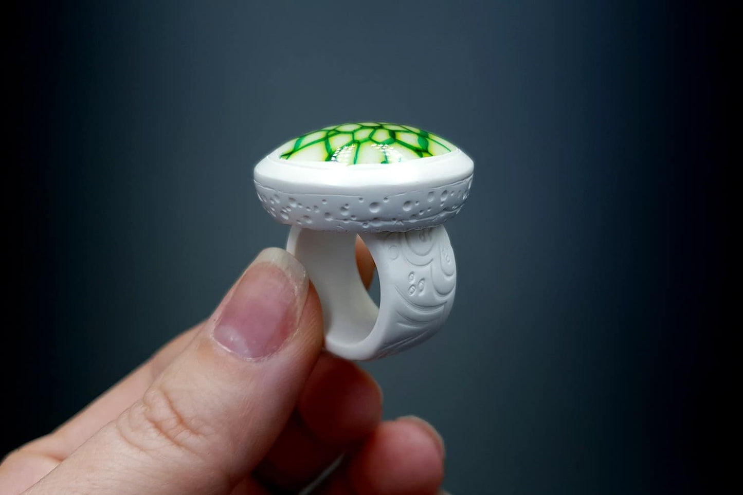 "Green cells" Ring Ring SweetyBijou Jewelry   