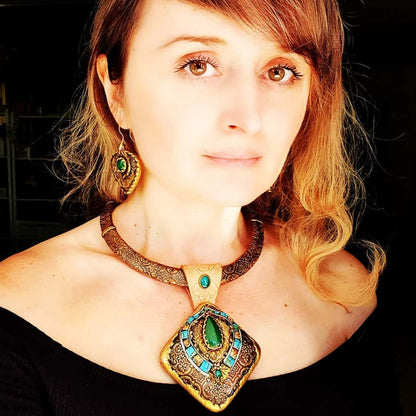 Necklace and Earrings Set Earrings SweetyBijou Jewelry   