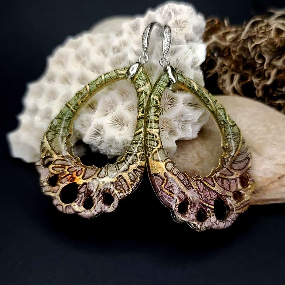 Romantic Earrings "Tender Lace" Earrings SweetyBijou Jewelry Default Title  