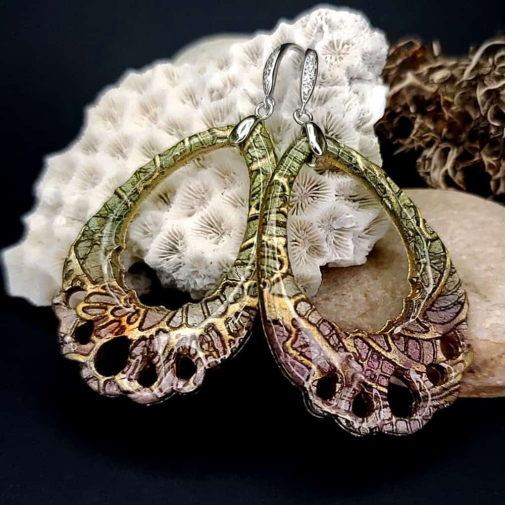 Romantic Earrings "Tender Lace" Earrings SweetyBijou Jewelry   