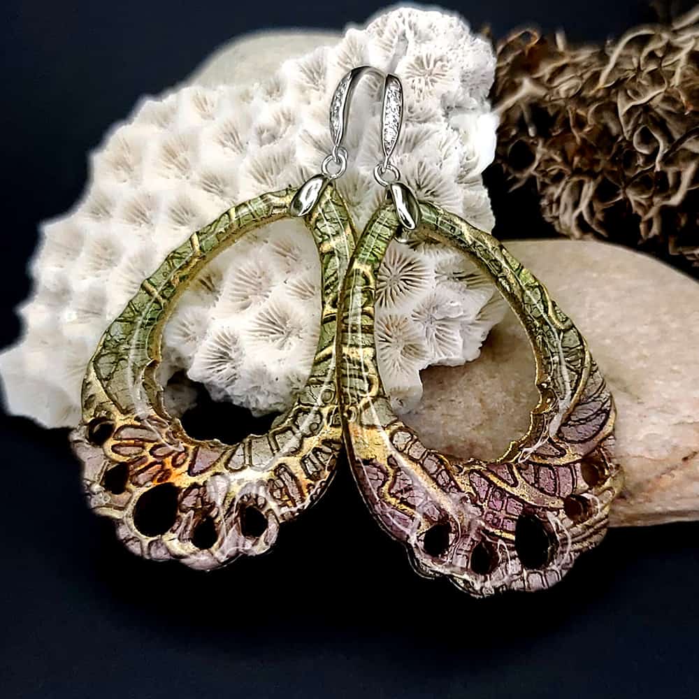 Romantic Earrings "Tender Lace" Earrings SweetyBijou Jewelry   