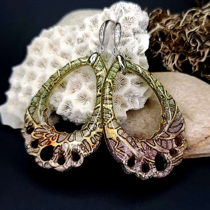 Romantic Earrings "Tender Lace" Earrings SweetyBijou Jewelry   