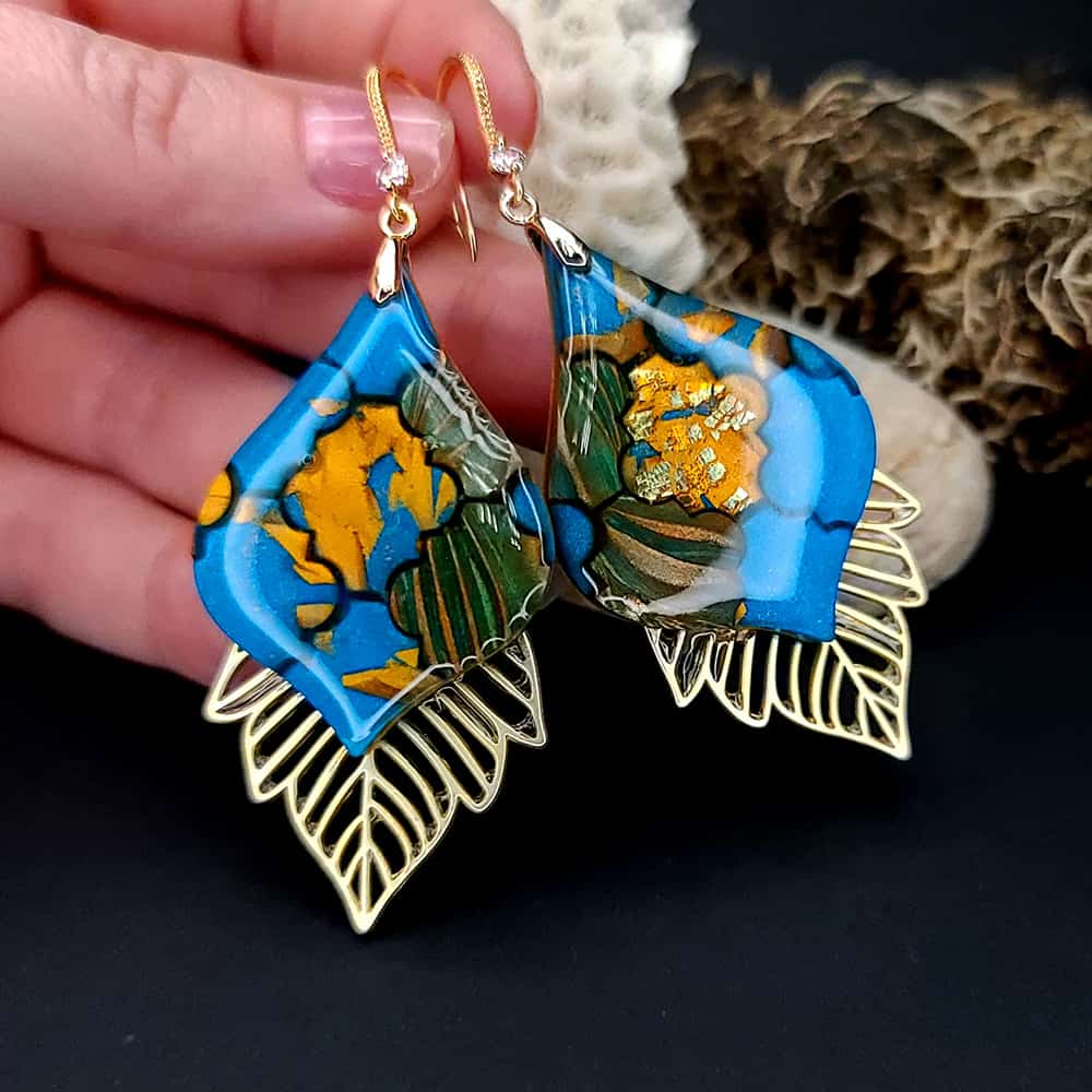 Romantic Earrings "Moroccan Mosaic" Earrings SweetyBijou Jewelry   