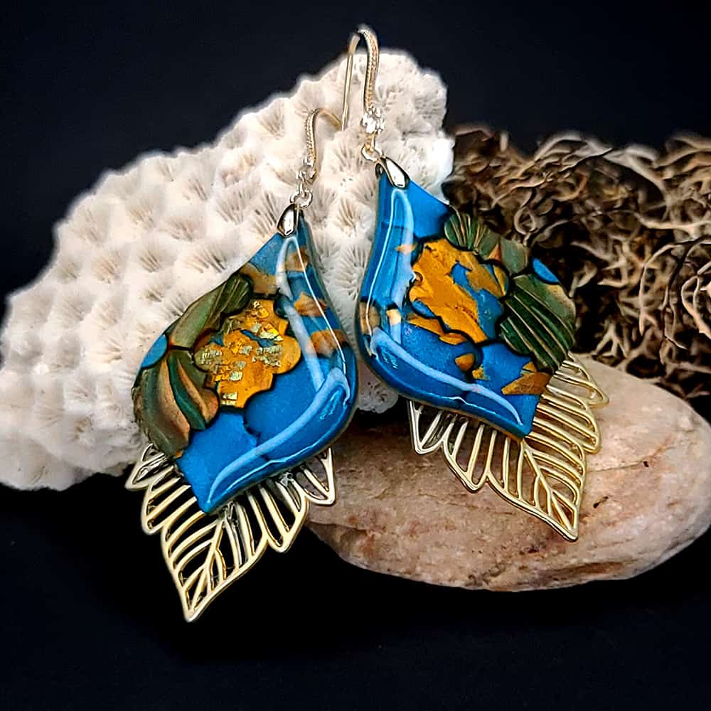 Romantic Earrings "Moroccan Mosaic" Earrings SweetyBijou Jewelry   