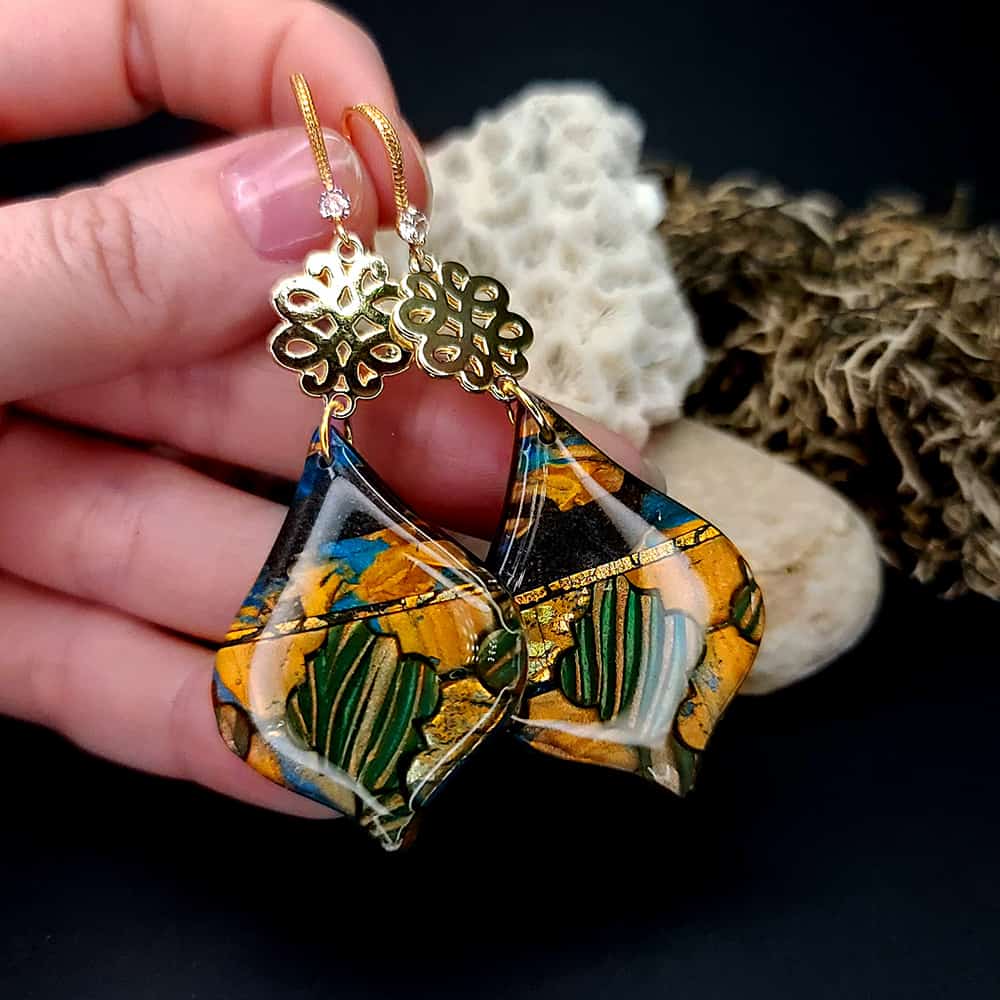 Romantic Earrings "Moroccan magic nights" Earrings SweetyBijou Jewelry   