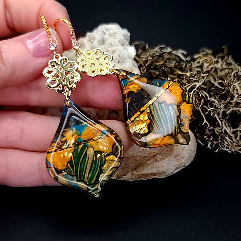 Romantic Earrings "Moroccan magic nights" Earrings SweetyBijou Jewelry   