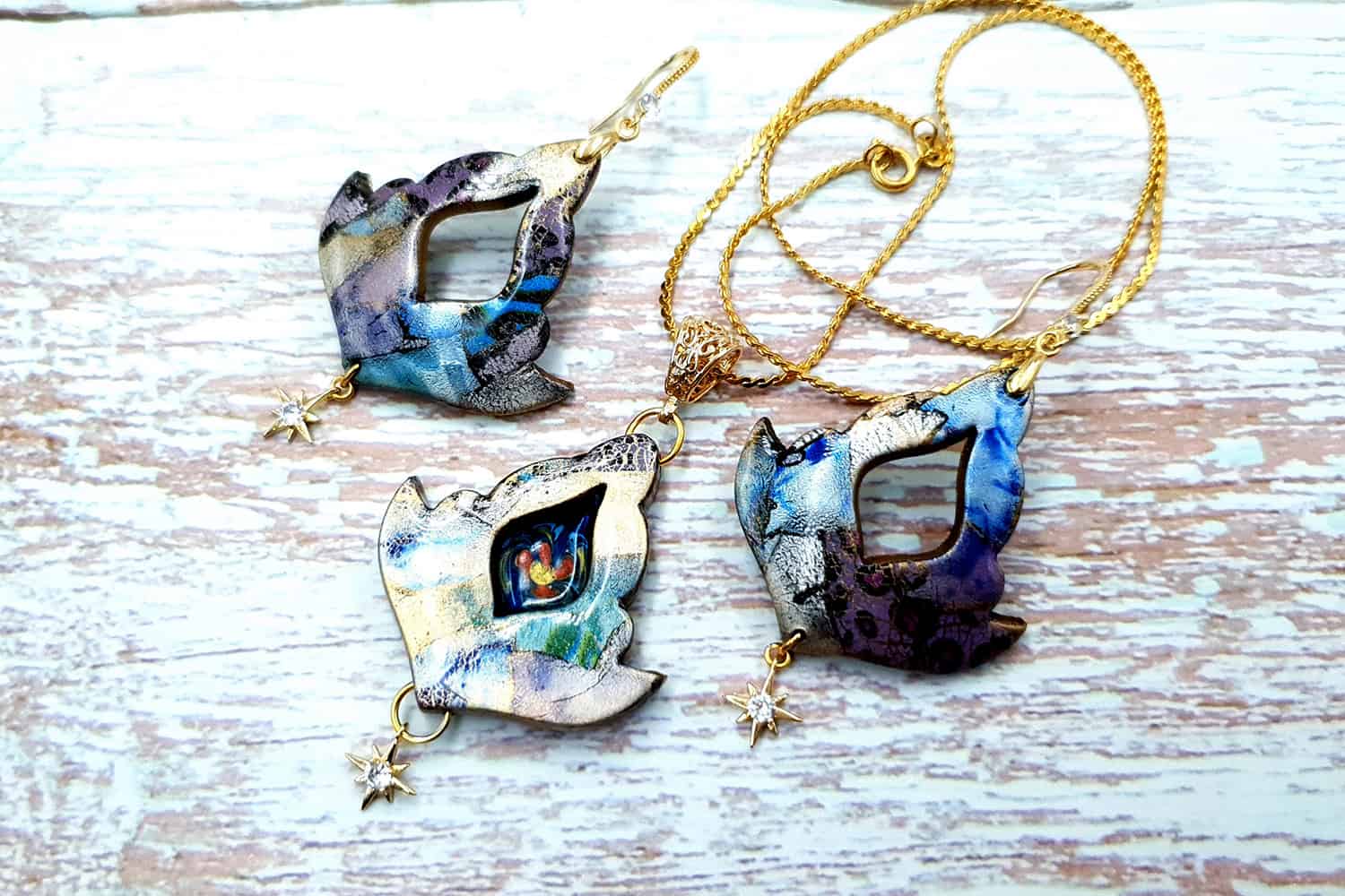 "Magical Flower" Jewelry set Jewelry Set SweetyBijou Jewelry   