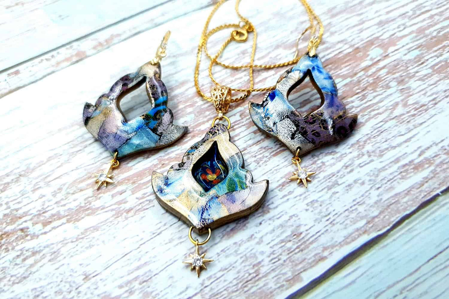 "Magical Flower" Jewelry set Jewelry Set SweetyBijou Jewelry   