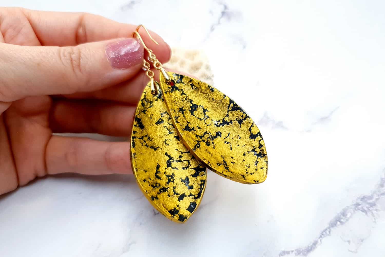 Jewelry Set "Golden Flowers" Jewelry Set SweetyBijou Jewelry   