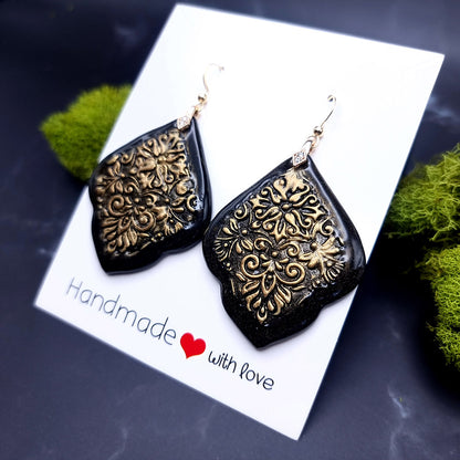 Bronze Filigree Earrings - Valentine's Day Gift Earrings SweetyBijou Jewelry   