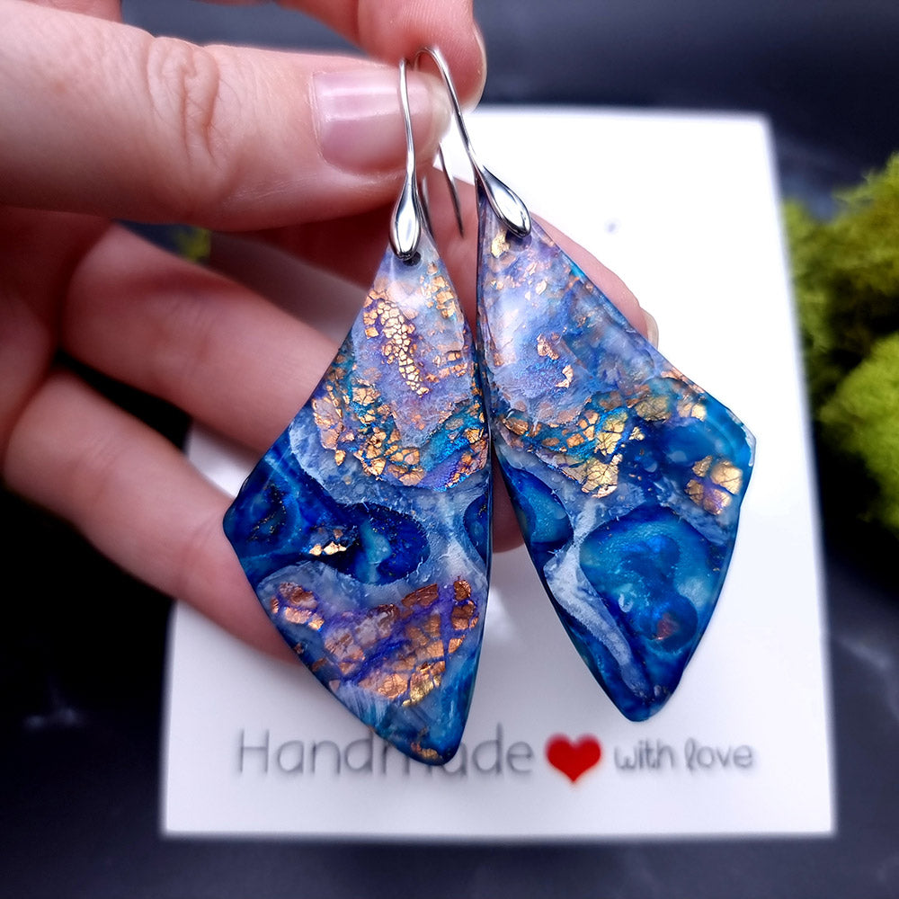 Seascape Serenade Earrings - Perfect Valentine's Day Bijou Earrings SweetyBijou Jewelry   